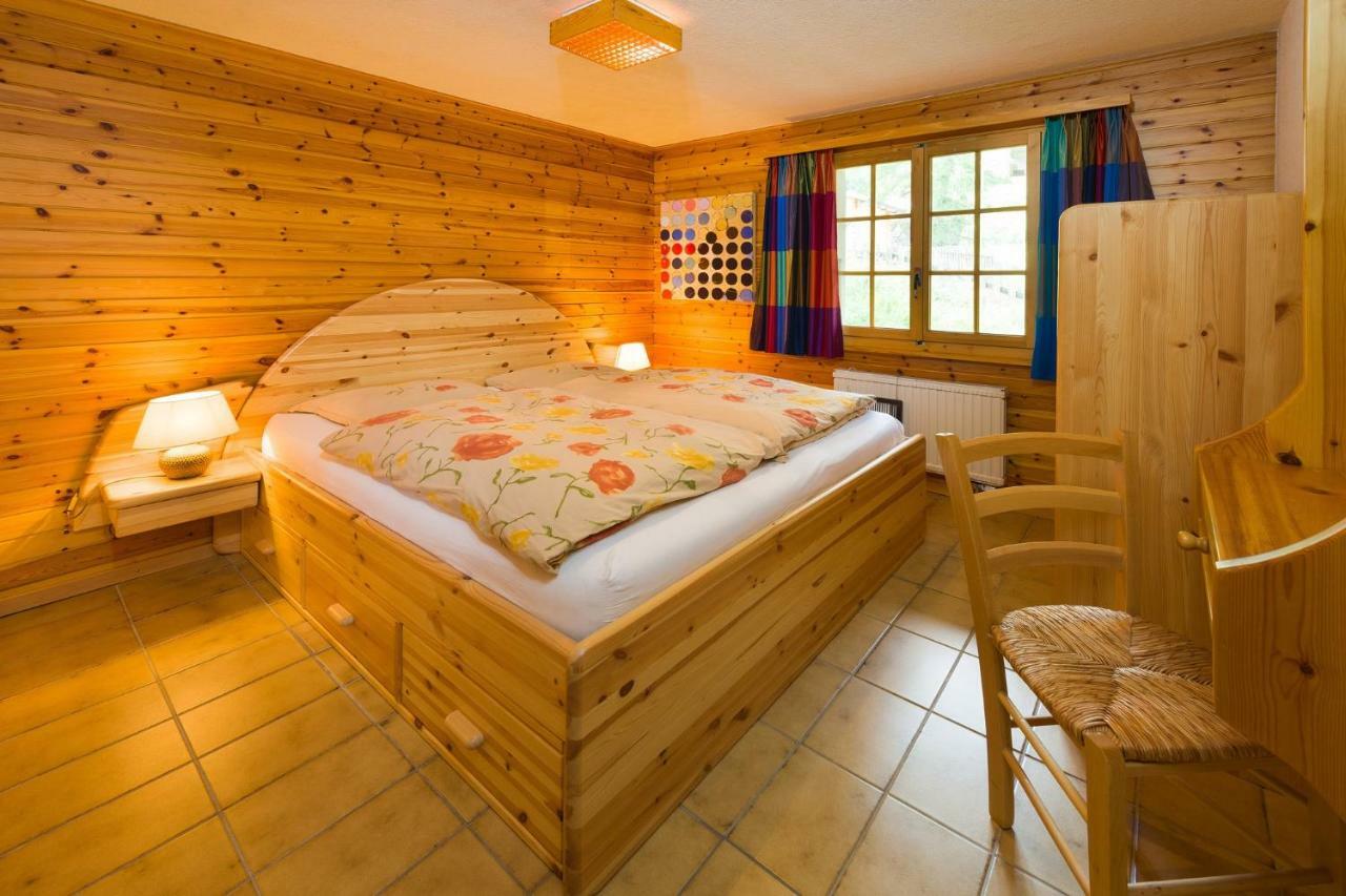 Apartment Schinkenheim "Bei Fuchs & Hase" Grächen Екстериор снимка